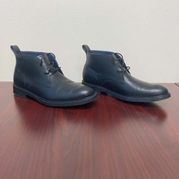 Cole Haan Black Leather Chukka Boots main image 5